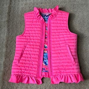 Girls Lilly Pulitzer Medium (6/7) hot pink vest